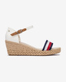 Tommy Hilfiger Shimmery Ribbon Wedges